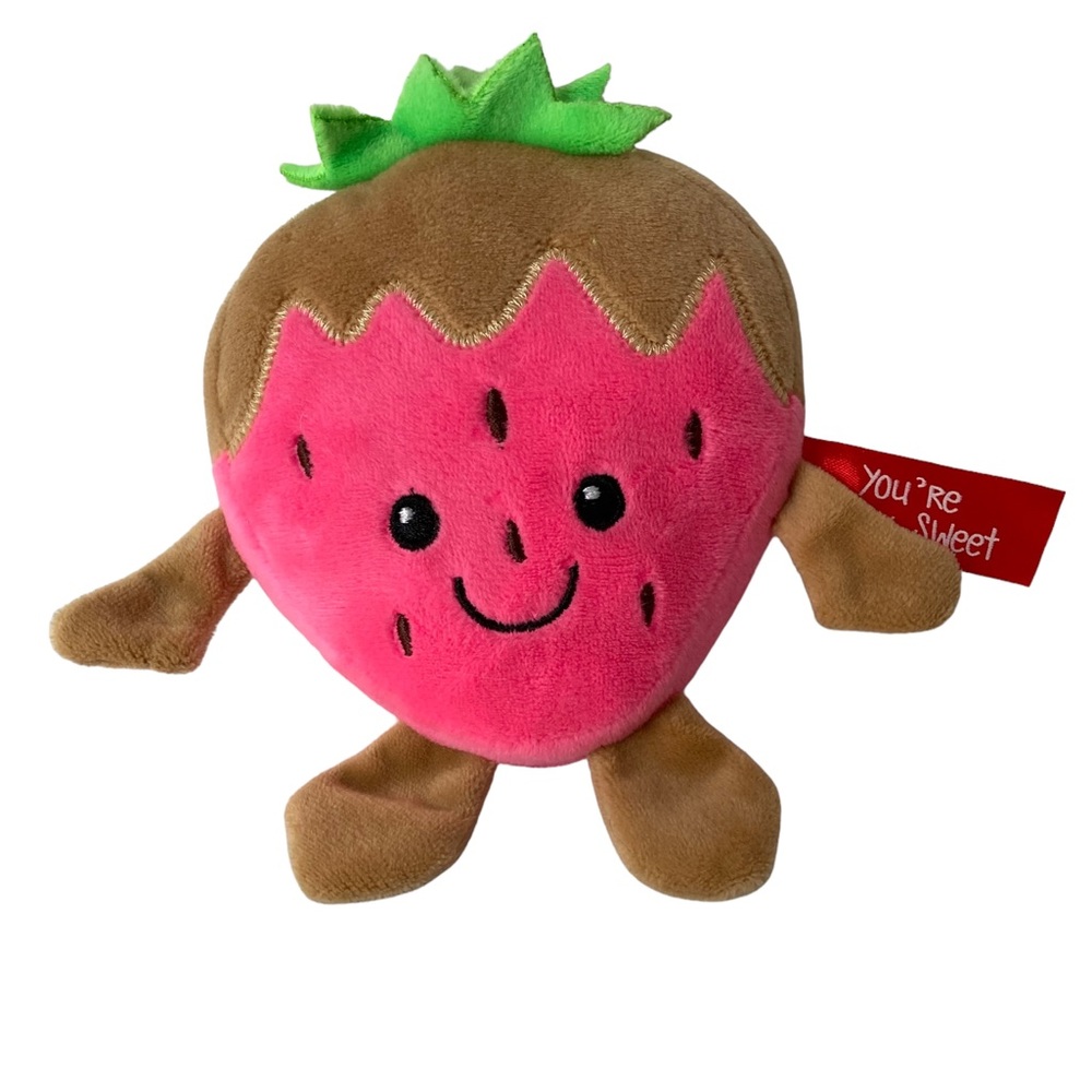 Dan Dee Strawberry Plush You're Berry Sweet 6" Stuffed Toy Collector's Choice